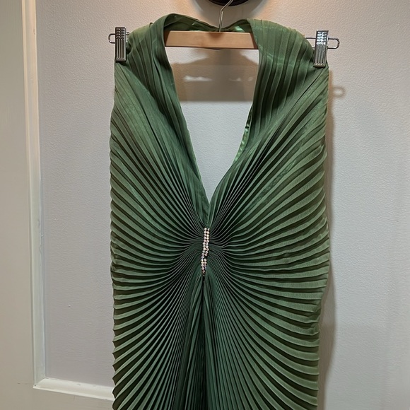 Vintage 50s style halterneck dress sz 4 - Picture 3 of 8